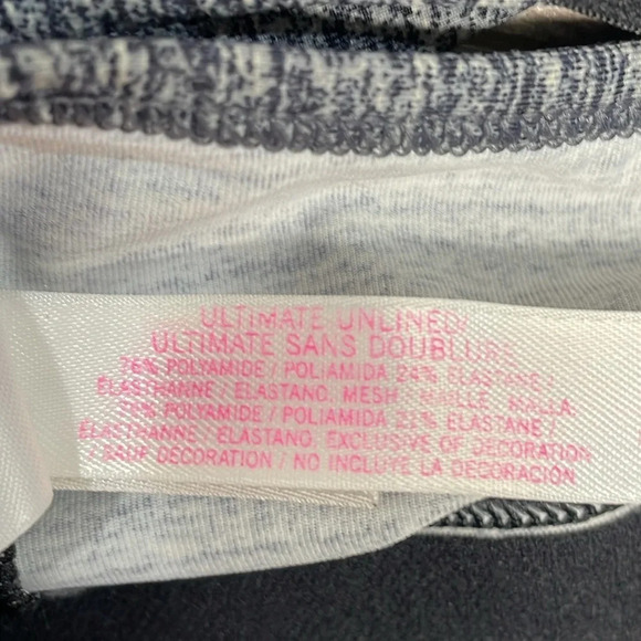 Victoria’s Secret PINK Sport Bundle of 2 Sport Bras Ultimate Lined & Unlined M - Picture 15 of 16